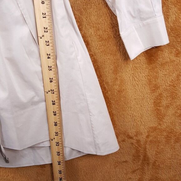 JONATHAN SIMKHAI Womens Shirt Dress Size 0 Tan Mini Cut Out Lightweight SHAELYN - Picture 11 of 12